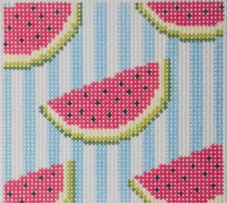 Watermelons Square by Stitch Rock Designs (thumbnail)