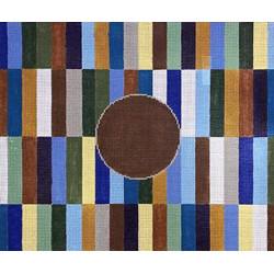 Vertical Stripes with Circle Tallit Tallis Bag by Patti Mann by Patti Mann (thumbnail)