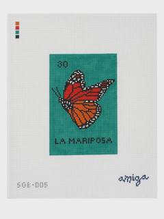 La Mariposa Lotería Card by Dogwood Needlepoint (thumbnail)
