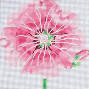 Simple Flowers Hollyhock 8" by Jean Smith Designs (thumbnail)