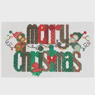 Merry Christmas Banner by Needle Deeva (thumbnail)