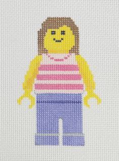 Brick People Woman by Mopsey Designs (thumbnail)