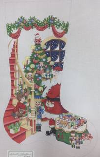 santa stocking CS393 by Strictly Christmas (thumbnail)
