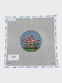 Floral Rounds - Poinsettas by The Plum Stitchery (thumbnail)