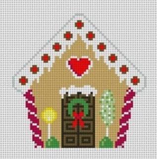 Gingerbread House by Susan Roberts Needlepoint (thumbnail)