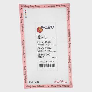 Nobu Receipt by Safira Stitches (thumbnail)