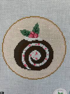 Yule Log Round by Atlantic Blue Canvas (thumbnail)