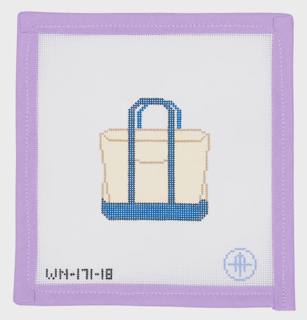 Navy Boat & Tote by Wheelhaus Needlepoint (thumbnail)