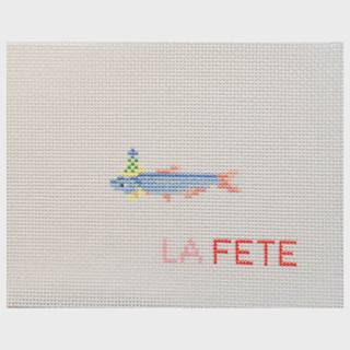 Party Animals -Sardine Hand Painted Needlepoint Canvas by La Fete Needlepoint (thumbnail)