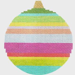 Striped Round Bauble by Elizabeth Crane Swartz (thumbnail)