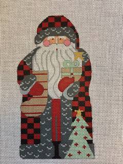 Father Christmas - Buffalo Plaid by Danji Designs (thumbnail)