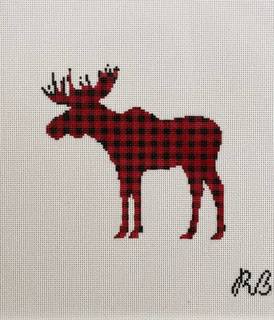 Plaid Moose by Rachel Barri Designs (thumbnail)