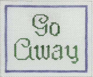 Go Away by Winnetka Stitchery (thumbnail)