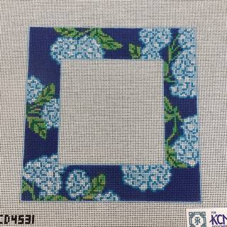 Blue Floral Pillow/Frame Canvas by KCN Designers (thumbnail)