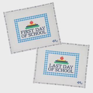 First + Last Day of School Signs by Boxwood Needlepoint (thumbnail)