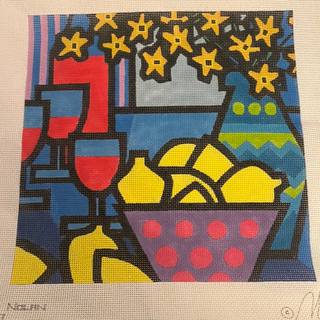 M2163 Wine and Lemons by Maggie & Company (thumbnail)