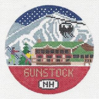 Gunstock Round Canvas by Doolittle Stitchery (thumbnail)