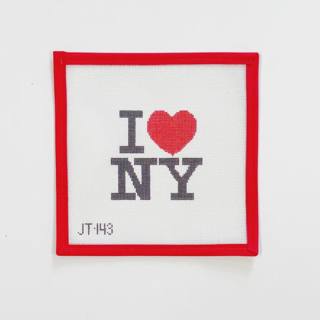 I Love NY by Judy Tasch Needlepoint (thumbnail)