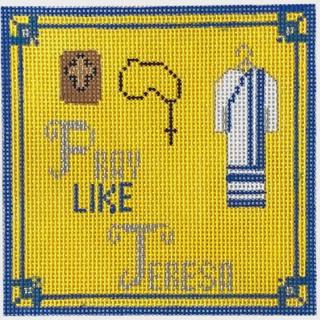 Pray Like Teresa by Kimberly Ann Needlepoint (thumbnail)
