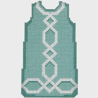 NTG TS145 - Lattice Trim Mini Shift by Two Sisters Needlepoint (thumbnail)