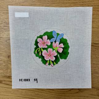 Geranium Round by Barbara Eyre (thumbnail)