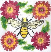 Honey Bee, Tulips, & Blossoms by Jean Smith Designs (thumbnail)