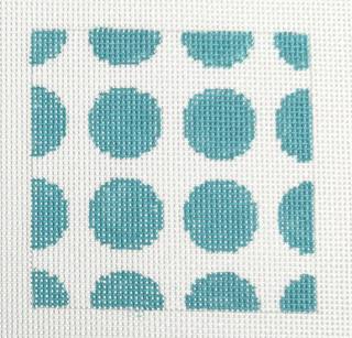 geometric dots/square, turquoise by Chris Lewis Distributing (thumbnail)