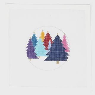 Colorful Forest by Stitch Style Needlepoint (thumbnail)