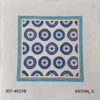 Large Evil Eye Canvas by Initial K Studio (thumbnail)