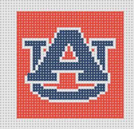 Auburn Mini Square by Needlepoint by Laura (thumbnail)