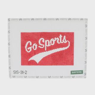 Go Sports - Red by Sisters Needlepoint (thumbnail)
