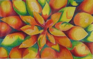 Orange Blossom by Oasis Needlepoint (thumbnail)