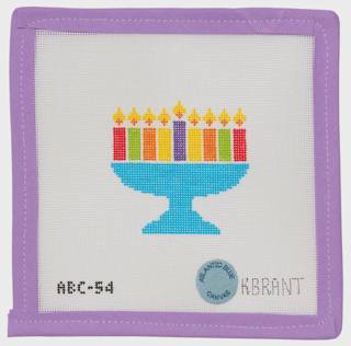 Rainbow Menorah by Atlantic Blue Canvas (thumbnail)