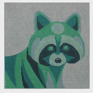 Color Block Raccoon by Madeleine Elizabeth (thumbnail)