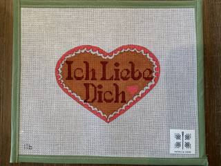 Ich Liebe Dich (German) heart with stitch guide by Patricia Sone (thumbnail)