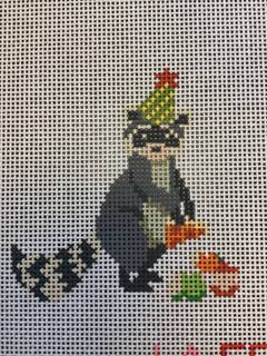 Party Animal - Birthday Bandit by La Fete Needlepoint (thumbnail)