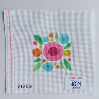 Floral Square Canvas by KCN Designers (thumbnail)