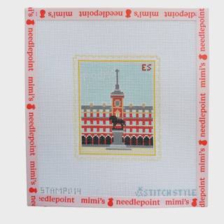 Madrid Stamp by Stitch Style Needlepoint (thumbnail)
