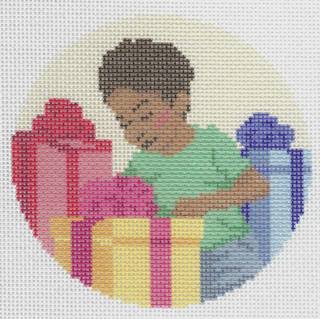 Boy with Presents by Spellbound Stitchery (thumbnail)