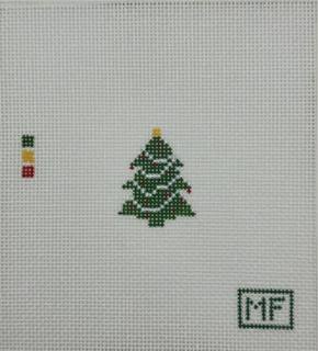Green Christmas Mini by M F Needlepoint (thumbnail)