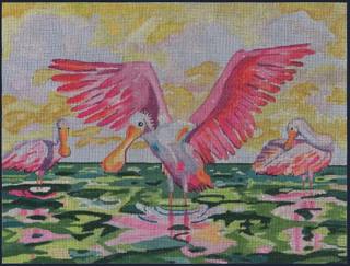 Purple Palm Designs 49 Spoonbills by Purple Palm Designs (thumbnail)