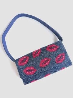 Loose Lips Beaded Clutch by Isabel Harte (thumbnail)