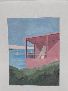 Surf Shack by Anne Fisher Needlepoint (thumbnail)