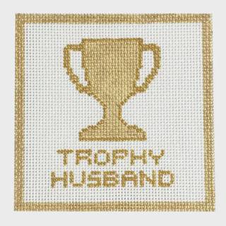 Trophy Husband 5" Square by Initial K Studio (thumbnail)