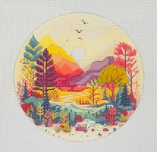 Mindy's Country Vista Round 3 by Mindy's Needlepoint Factory (thumbnail)