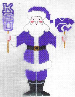 Kansas State Santa by Painted Pony Designs (thumbnail)