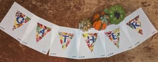 GATHER Garland - 6 Individual Canvases by Laura Love Designs (thumbnail)