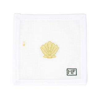 Mini Shell Yellow by M F Needlepoint (thumbnail)