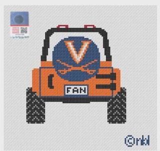 Virginia - Jeep by Needlepoint by Laura (thumbnail)