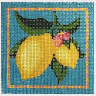 Lemons Square by The Plum Stitchery (thumbnail)